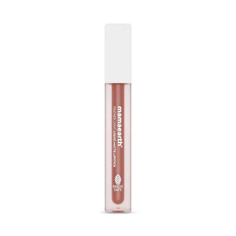 Mamaearth Feather Light Liquid Matte Lipstick - Nude Brown - Limited Time Offer