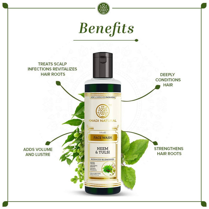 Khadi Natural Neem & Tulsi Face Wash