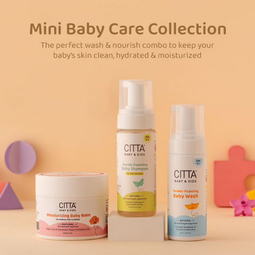 Citta Baby & Kids Baby Bath Set - Baby Body Wash, Baby Shampoo & Baby Balm