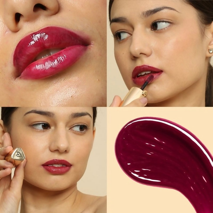 Dunamiss Liliana Hydrating Lip Oil Wine Mauve Bliss