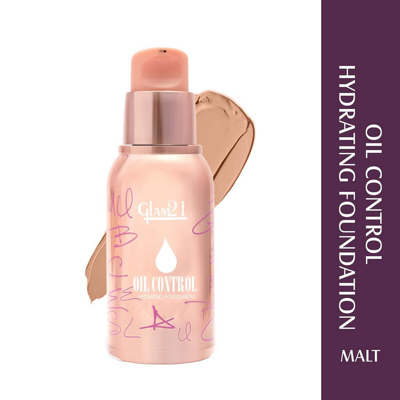 Glam21 Oil Control Hydrating Foundation - 06 Malt