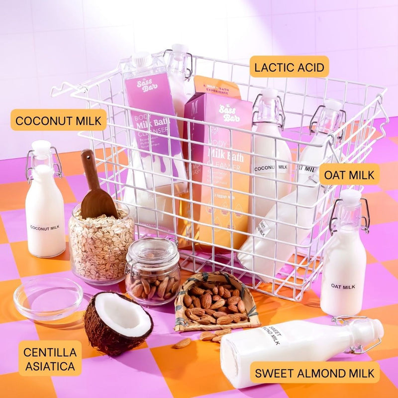 The Sass Bar Dusk Exfoliating Bodywash with Lactic Acid + Centella for Sensitive Skin