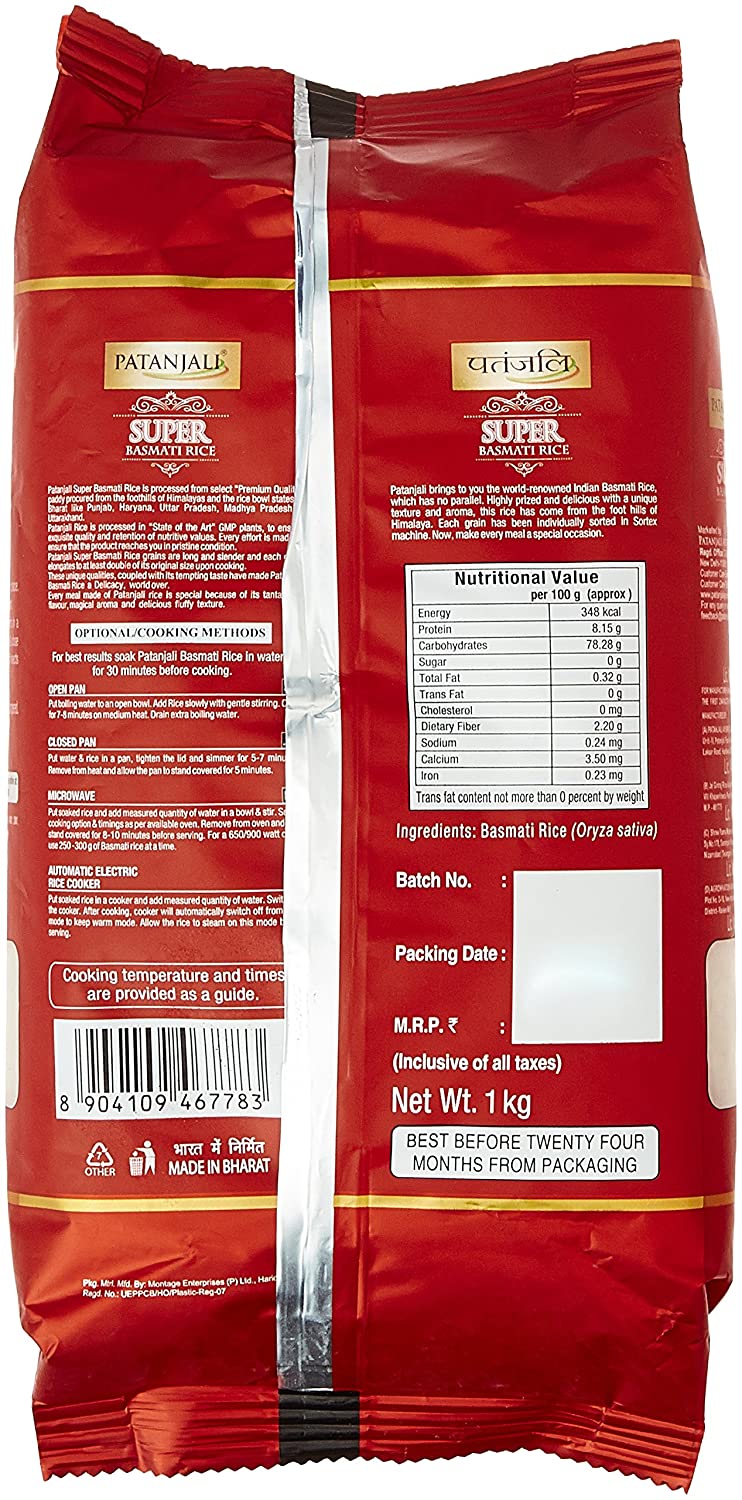 Patanjali Super Basmati Rice