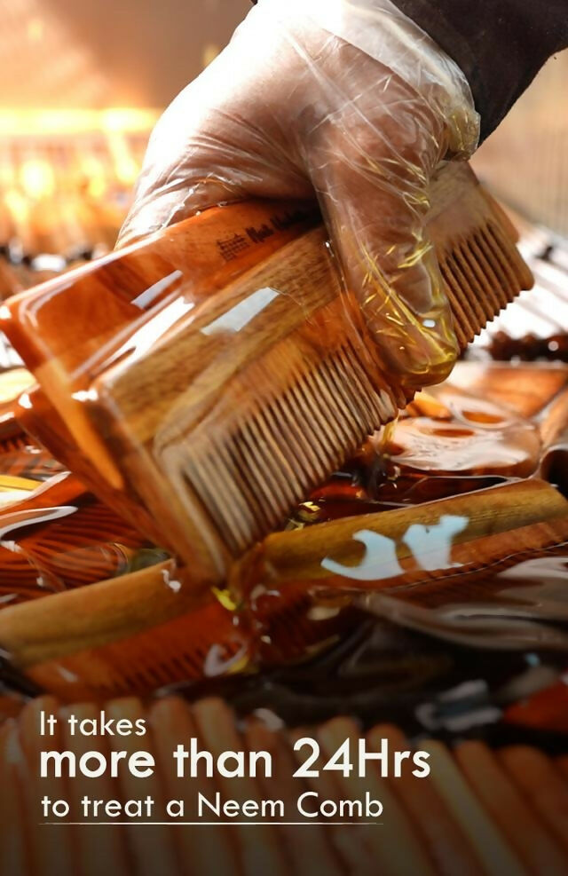 Nat Habit Fine Tooth Kacchi Neem Styling Comb