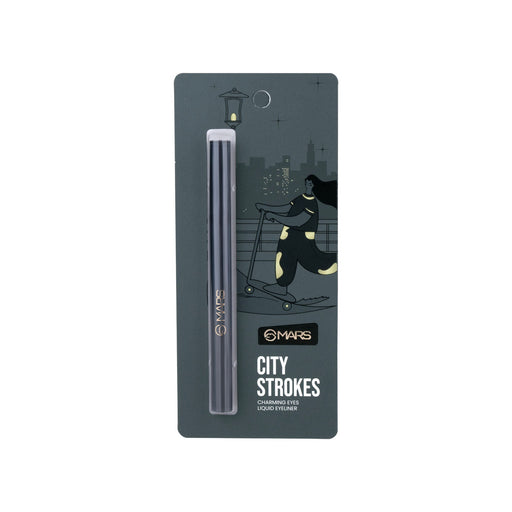 MARS Cosmetics City Stroke Charming Eyes Liquid Eyeliner - 04 Black