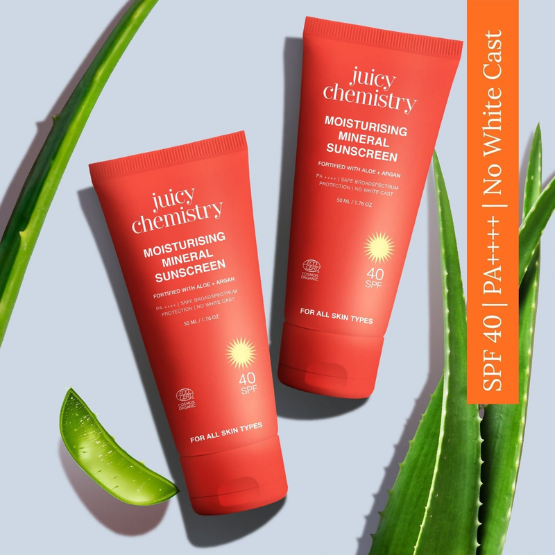 Juicy Chemistry Moisturising Mineral Sunscreen SPF 40 PA++++