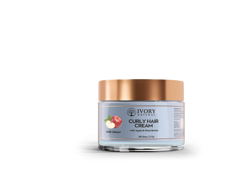 Ivory Natural Curly Hair Cream - Bouncy, Shiny, Humidity-Resistant Curls Hair