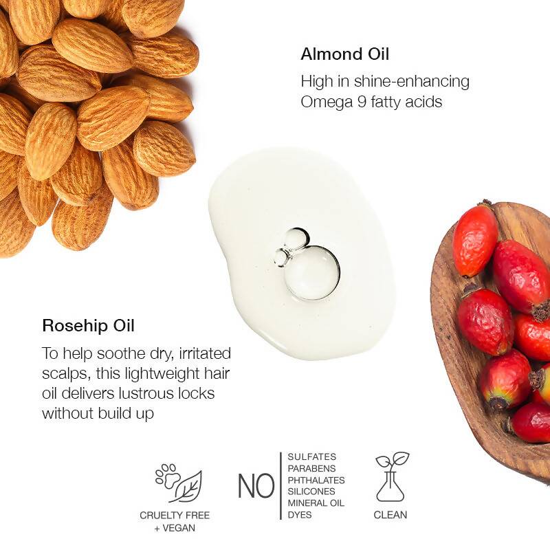 Anomaly by Priyanka Chopra Hair And Scalp Oil With Almond and Rosehip Oil, Adds Shine, Fast Absorbing