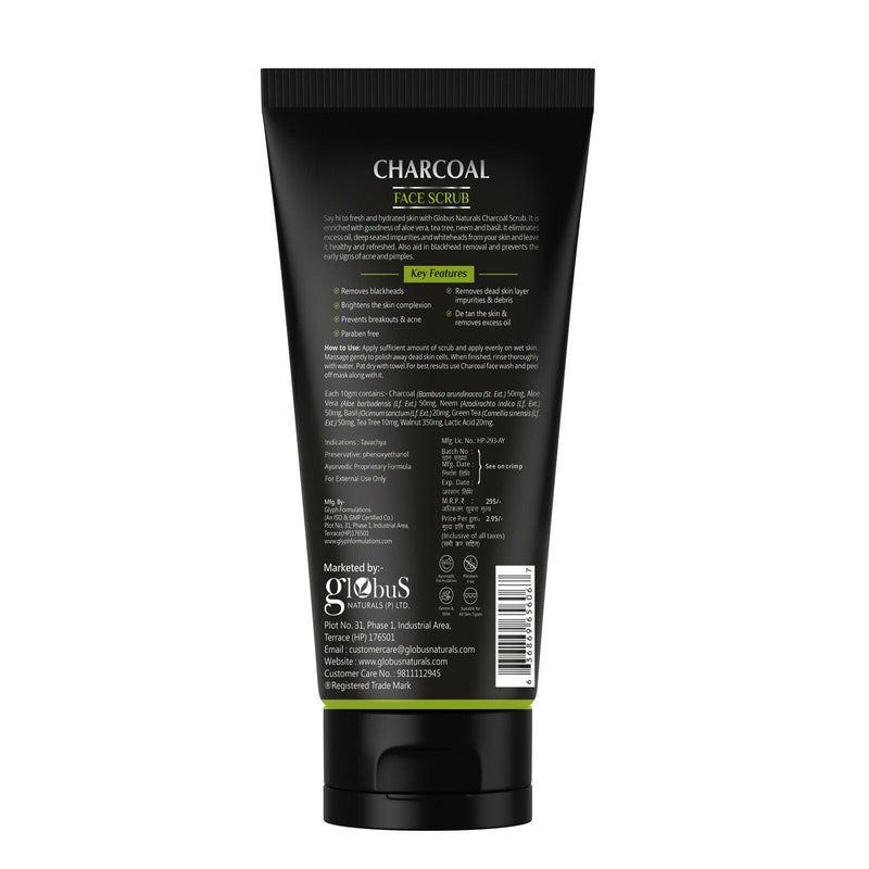 Globus Naturals Charcoal Scrub
