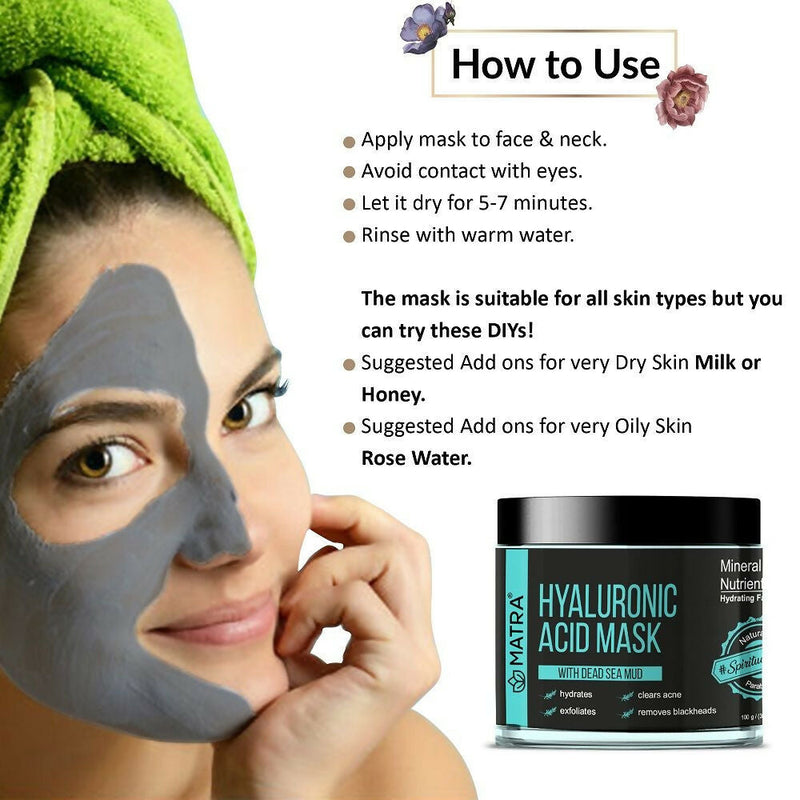 Matra Hyaluronic Acid Mask with Dead Sea Mud