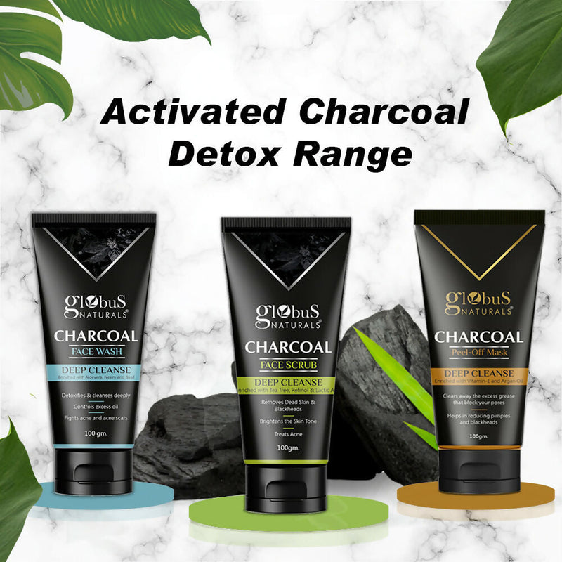 Globus Naturals Charcoal Face Wash