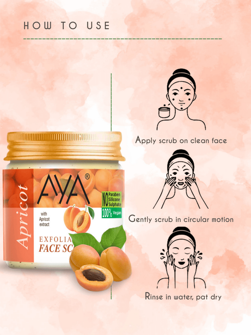 AYA Apricot Exfoliating Face Scrub
