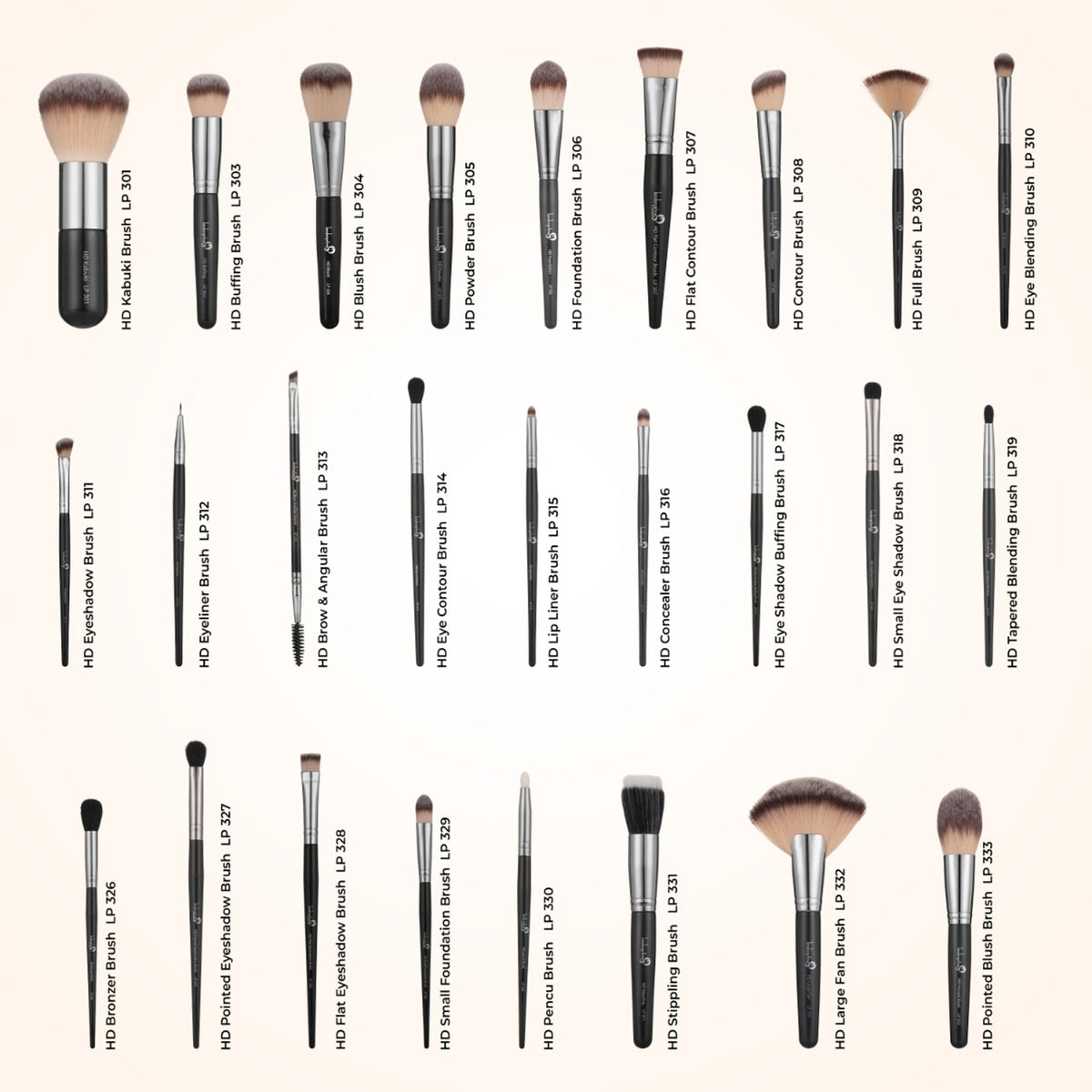 London Prime HD Premium Brush Set - 26 Pcs