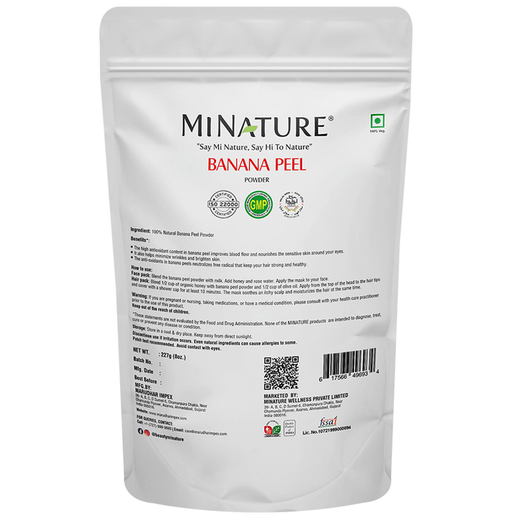 Minature Banana Peel Powder