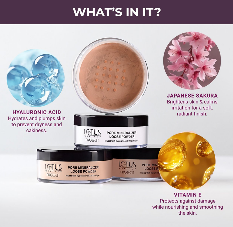 Lotus Make Up Proedit Pore Mineralize Loose Powder - 05 Sugar