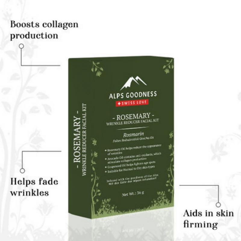 Alps Goodness Rosemary Wrinkle Reducer Facial Kit