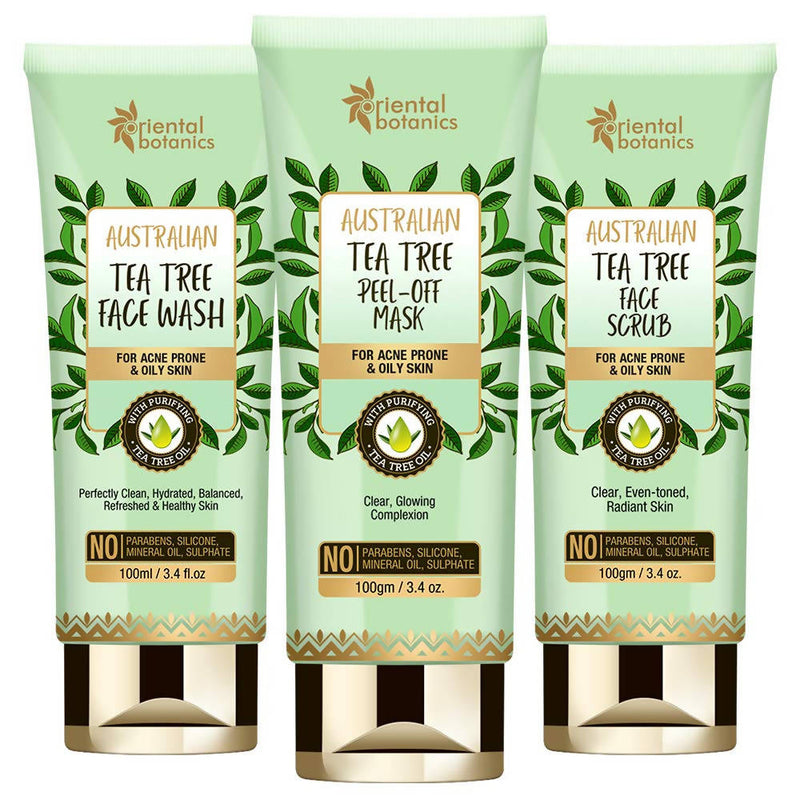 Oriental Botanics Australian Tea Tree Anti Acne Face Care Combo