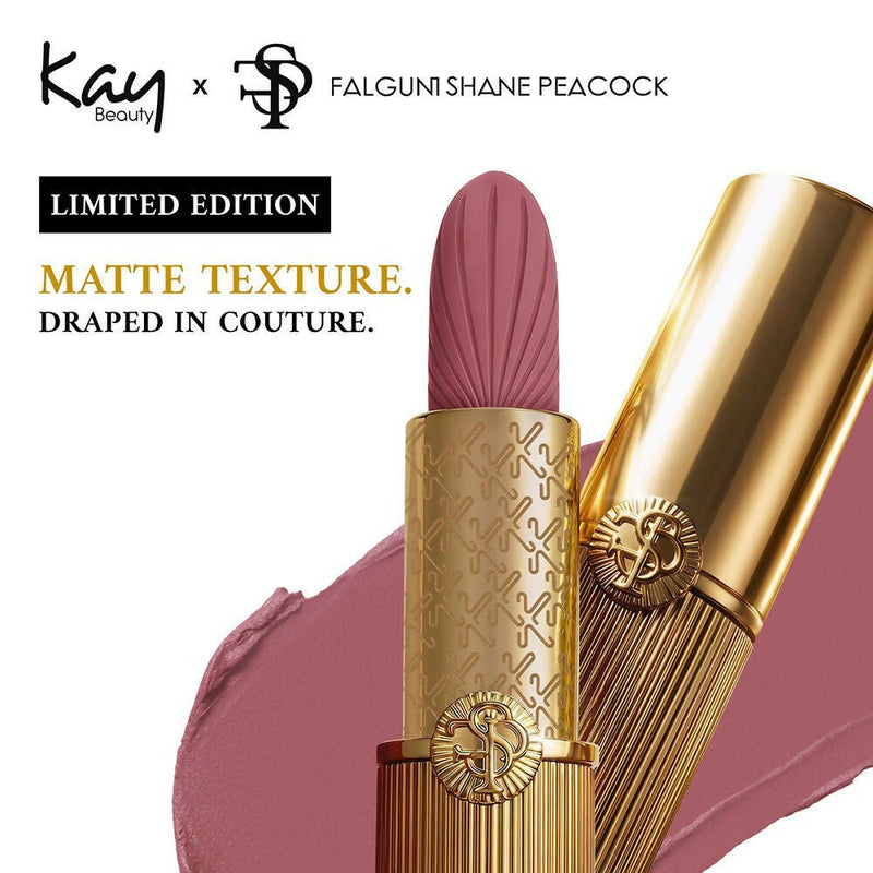 Kay Beauty x Falguni Shane Peacock Luxe Matte Lipstick - Champagne Brocade