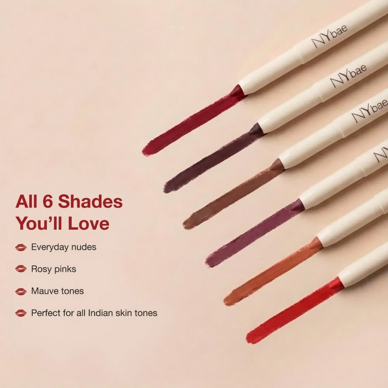 NY Bae 2-in-1 Lip Liner & Lip Colour - Gulkand