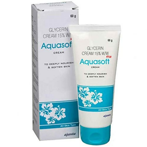 Aquasoft Glycerin Cream packaging with tube and box on a white background