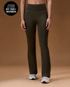 High-Waist Flare Pants in Kica SKN Sculpting Stretch Fabric