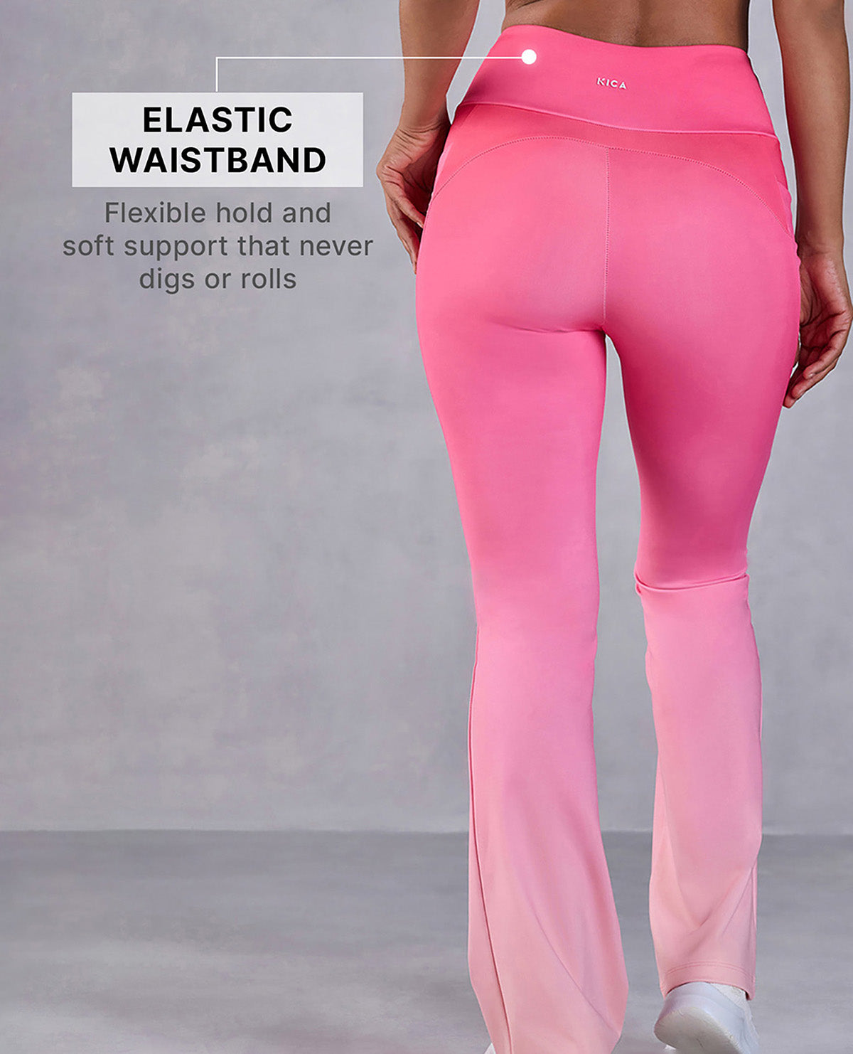 High-Rise Ombre Flare Pants in Second SKN