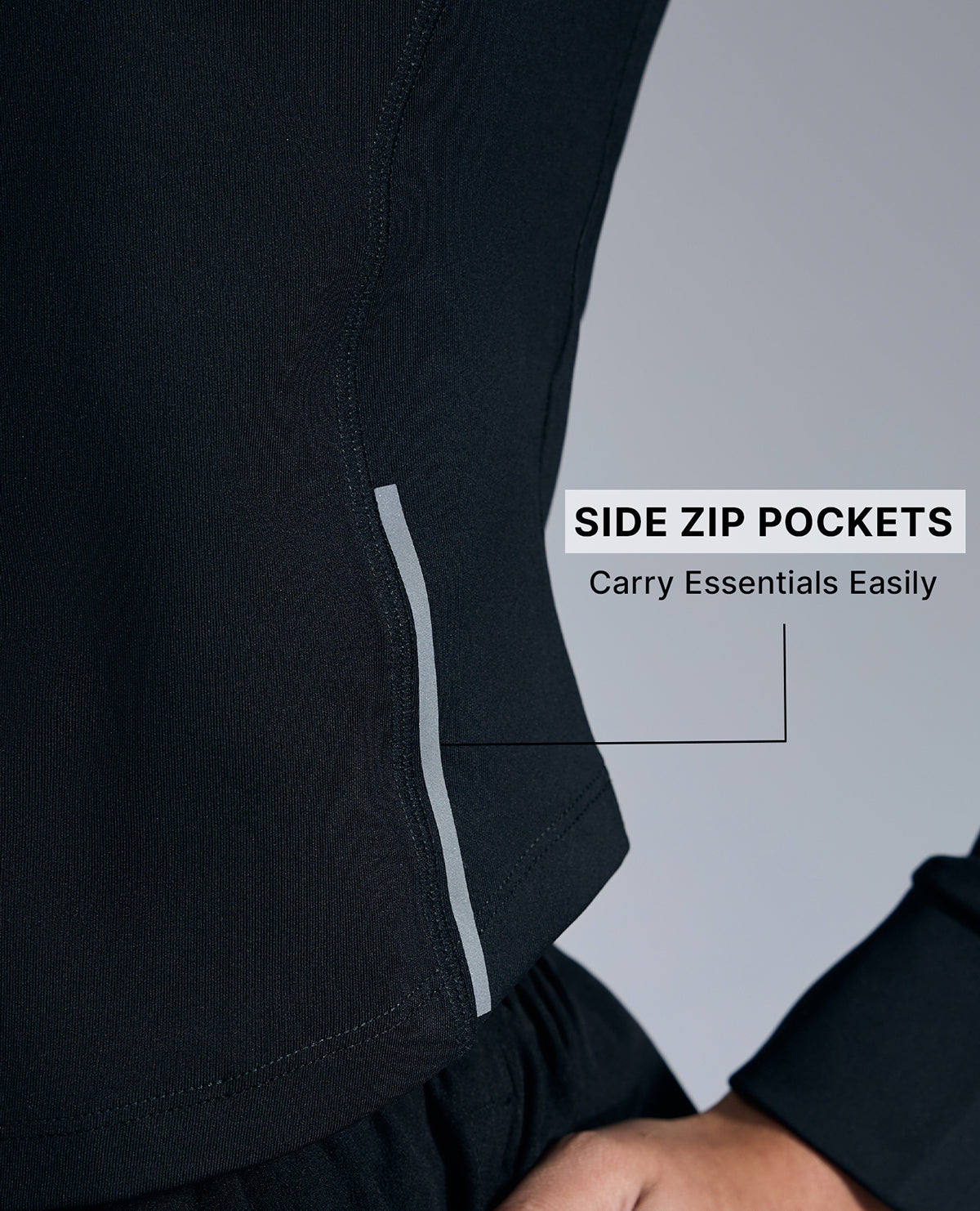 Cropped Training Jacket Black