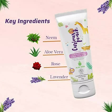 Curious Peach Pore Purifying Herbal Face Wash