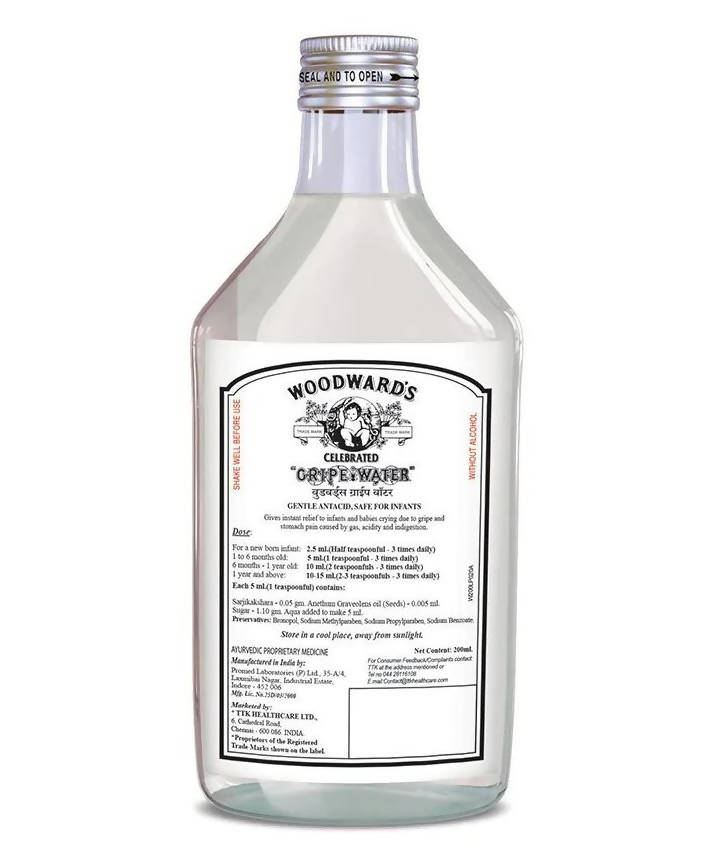 Woodward's Gripe Water - Gentle Antacid for Infants