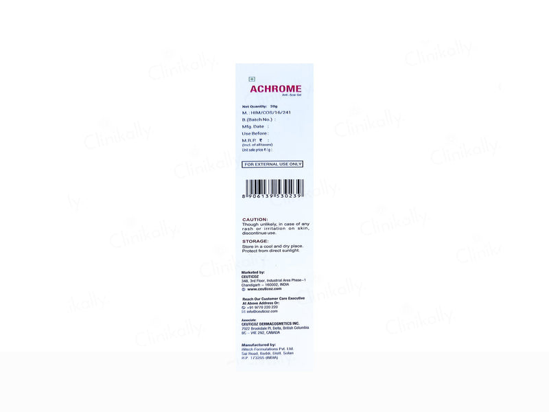 Ceuticoz Achrome Anti-Scar Gel