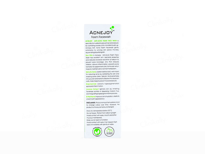 Acnejoy Advanced Anti-Acne Foam Facewash