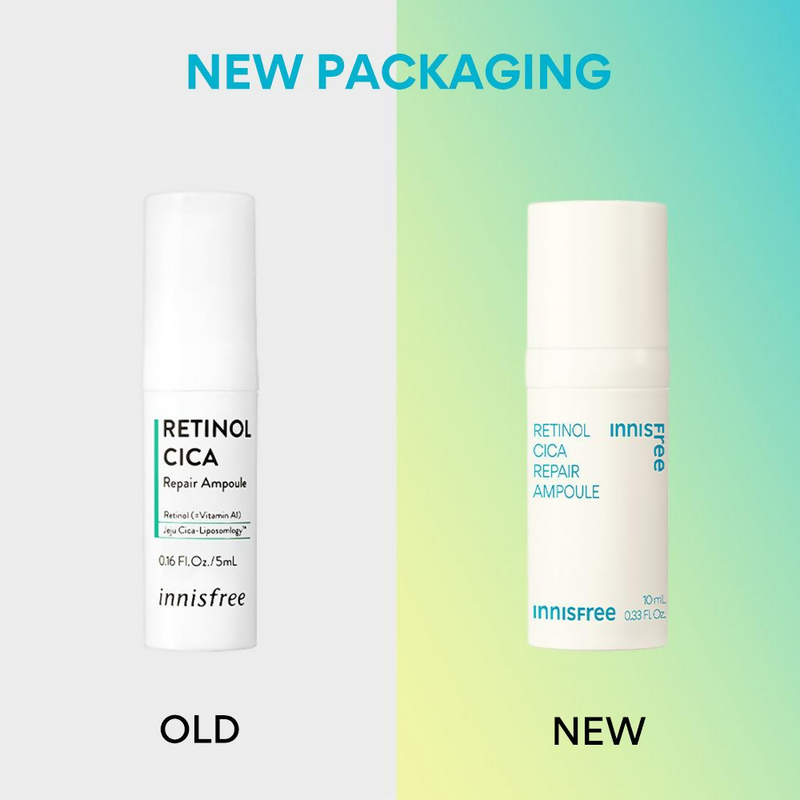 Innisfree 0.15% Retinol Cica Ampoule Daily Care For Pores, Dead Skin, Anti-Aging - Beginner-Friendly