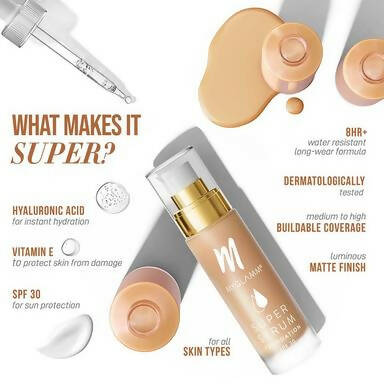 MyGlamm Super Serum Foundation - 103W Crème - Limited Time Offer