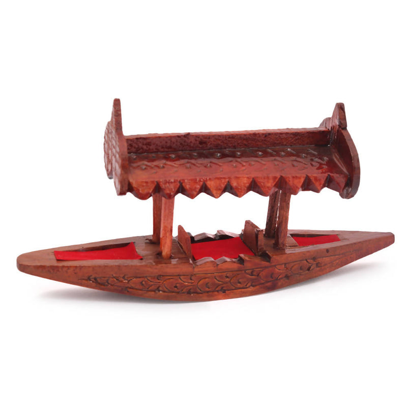 Nizalia Walnut Wood Shikara 6 Inch - Limited Time Offer