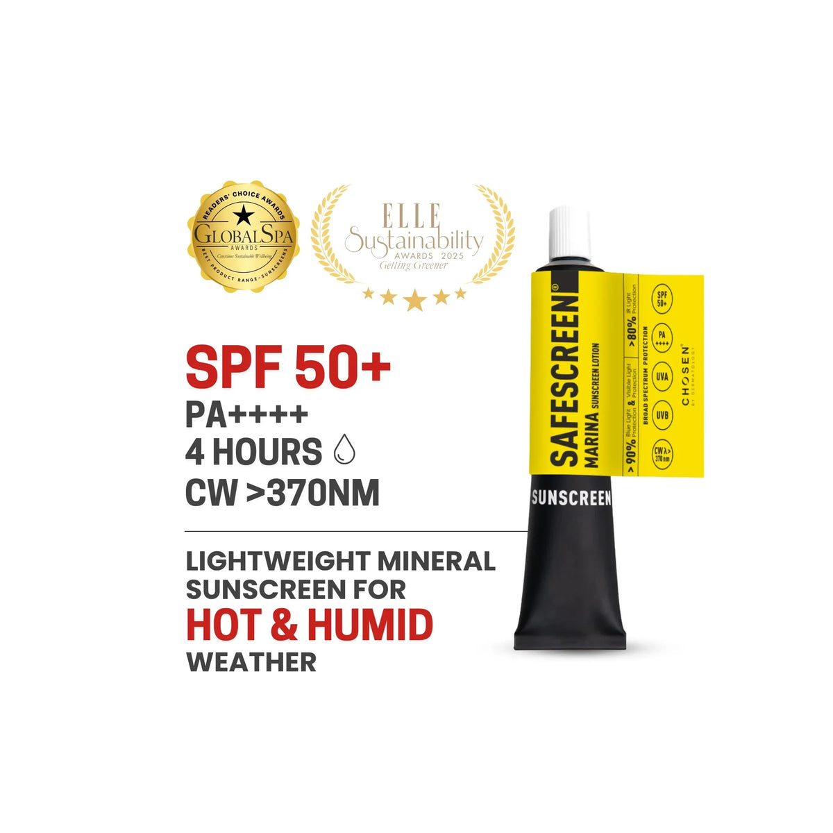 Chosen Safescreen Marina Sunscreen Lotion Spf 50+