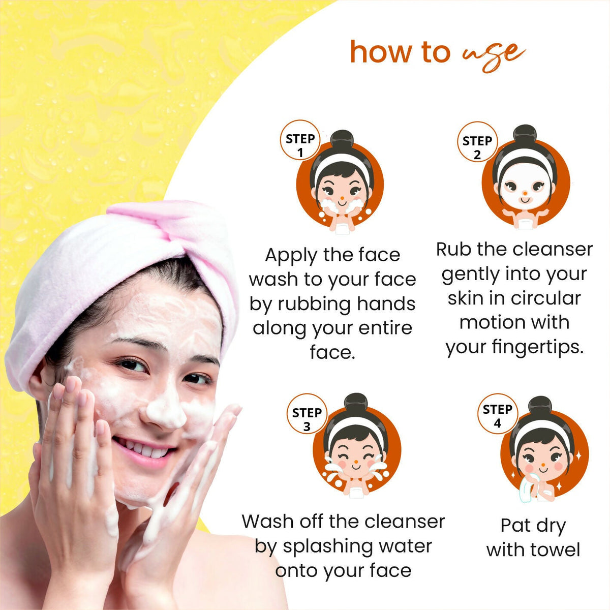 Globus Naturals Hyaluronic Acid & Vitamin C Face Wash