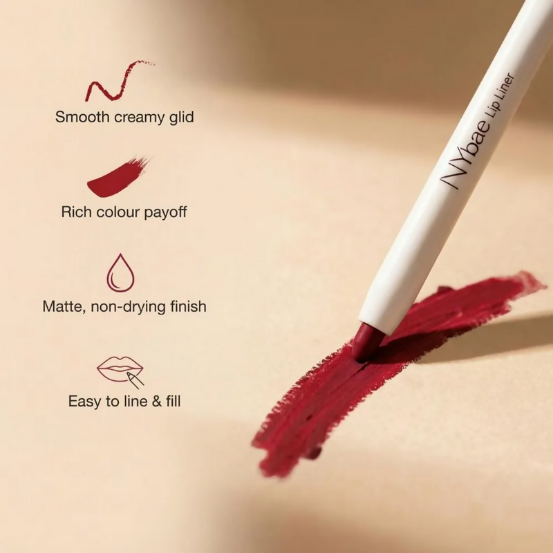NY Bae 2-in-1 Lip Liner & Lip Colour - Kashmiri Mirch