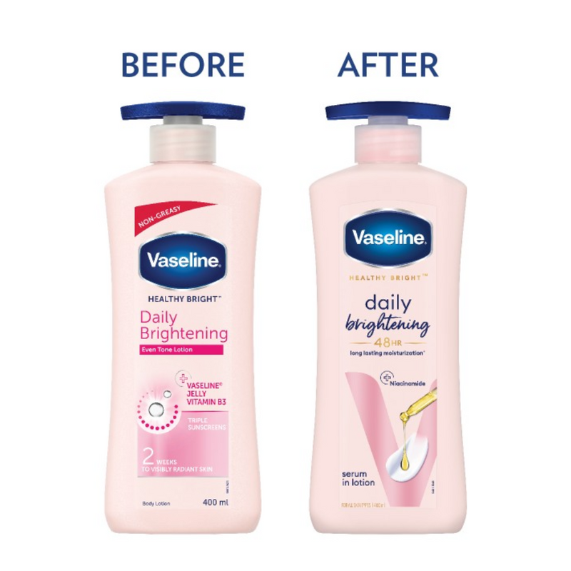 Vaseline Healthy Bright Daily Brightening Body Lotion 400 ML