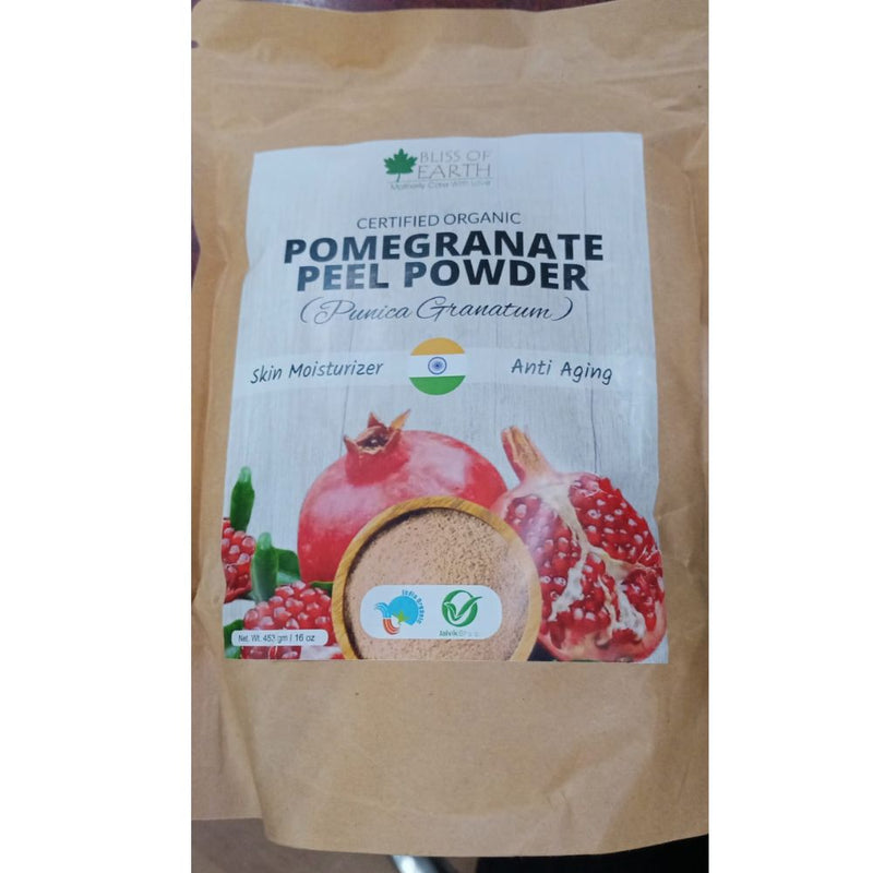 Bliss of Earth Certified Organic Pomegranate Peel Powder