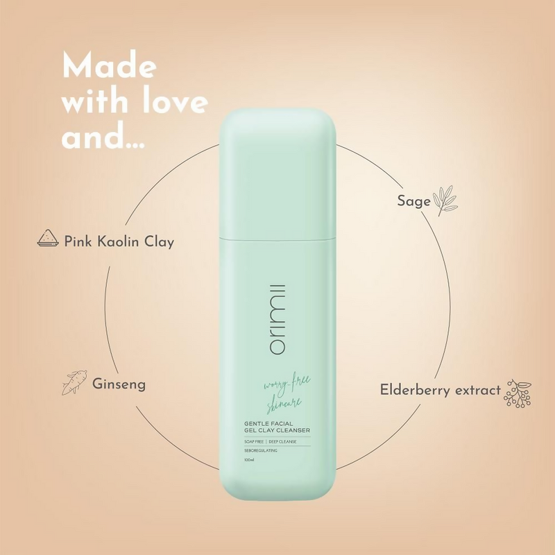 Orimii Soap Free Gentle Cleansing Face Wash for Oil & Acne Control