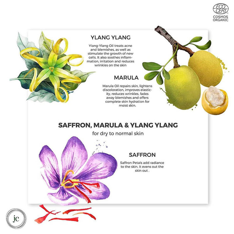 Juicy Chemistry Saffron, Marula & Ylang Ylang Face Wash For Dry