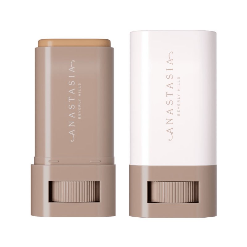 Two cosmetic sticks with 'Anastasia Beverly Hills' branding on a white background