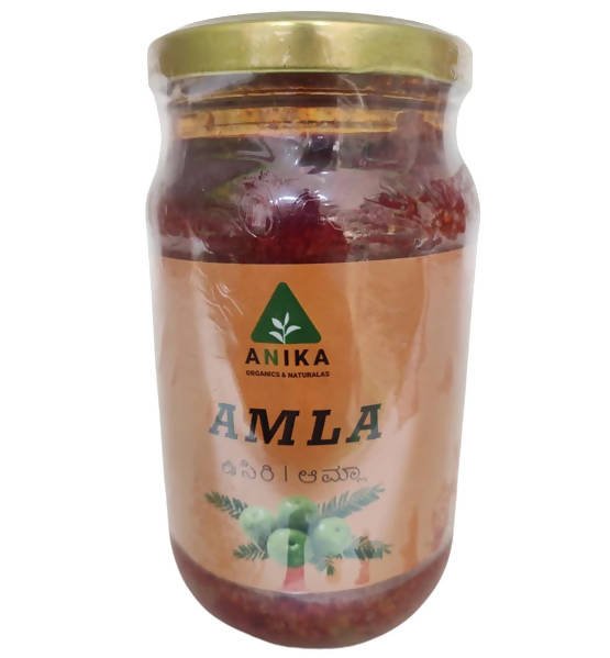 Jar of Anika Amla on a white background