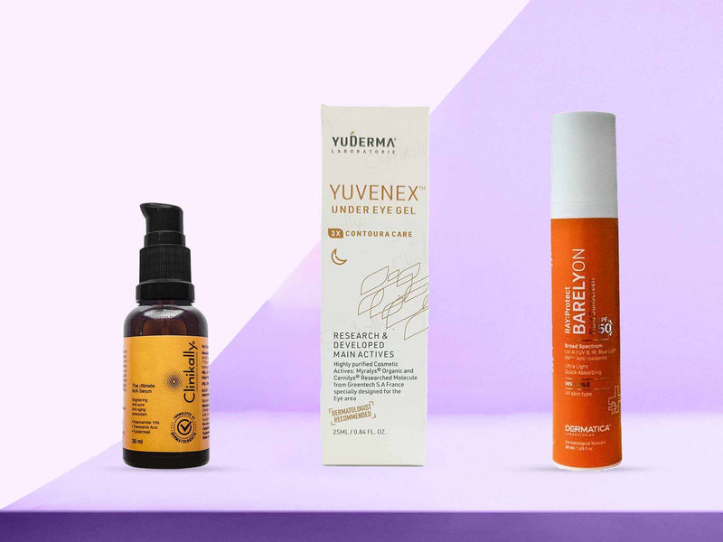 Anti-Ageing Kit: Clinikally, Dermatica and Yuderma