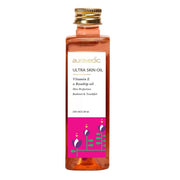 Auravedic Ultra Skin Oil bottle on a white background