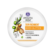 A youth Veda Skin Richment Body Butter container on a white background