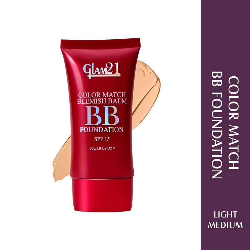 Glam21 Color Match BB Foundation SPF15 - 03 Light Medium
