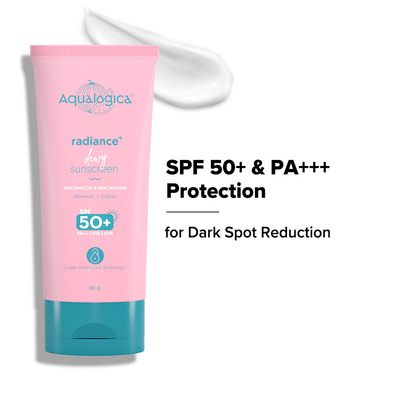 Aqualogica Radiance+ Dewy Lightweight Sunscreen Gel SPF 50+ PA+++