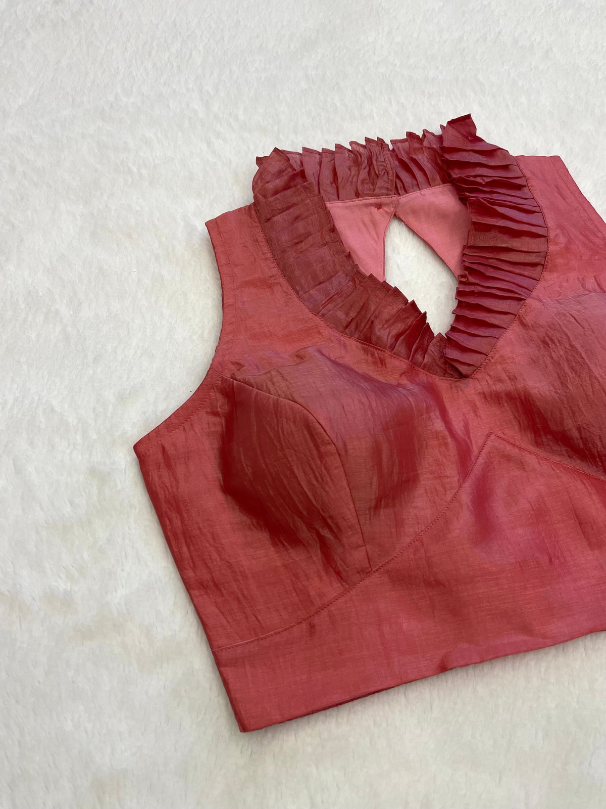Nayra Rust Pink Blouse