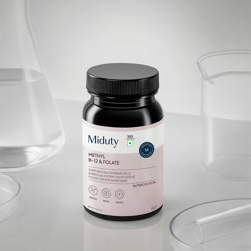 Miduty by Palak Notes Methyl B-12 & Folate Chewable Tablets